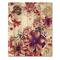 Designart - Pink and Yellow Flowers Retro - Traditional Print on Natural Pine Wood